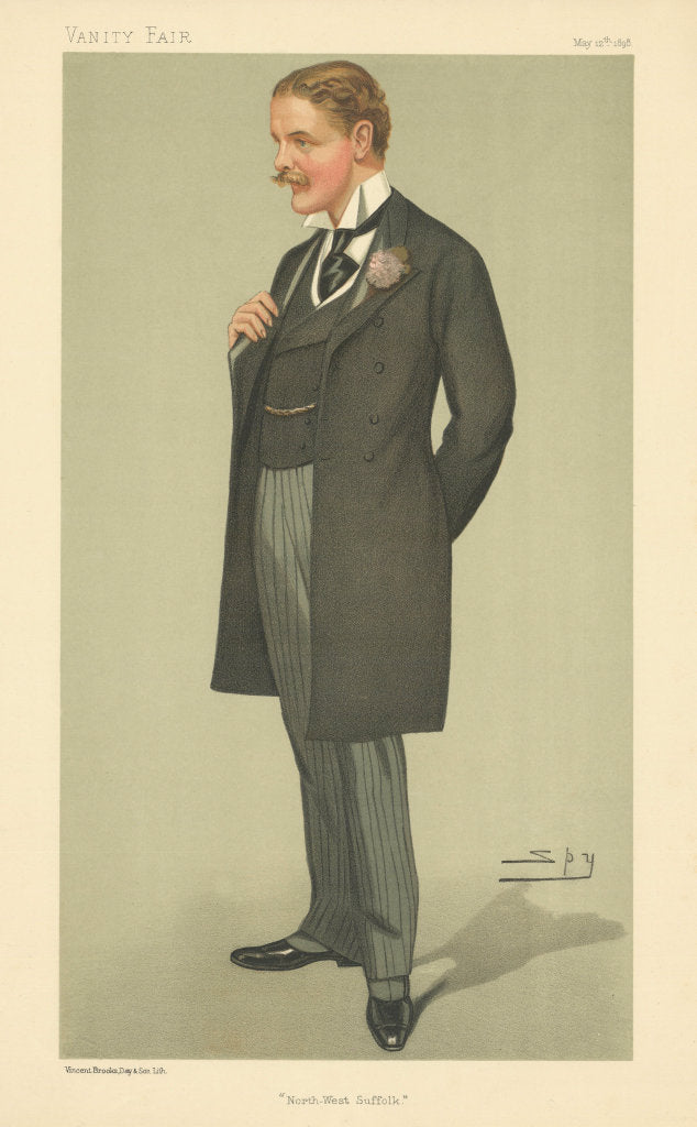 VANITY FAIR SPY CARTOON Chieftan Ian Zachary Malcolm 'North West Suffolk' 1898